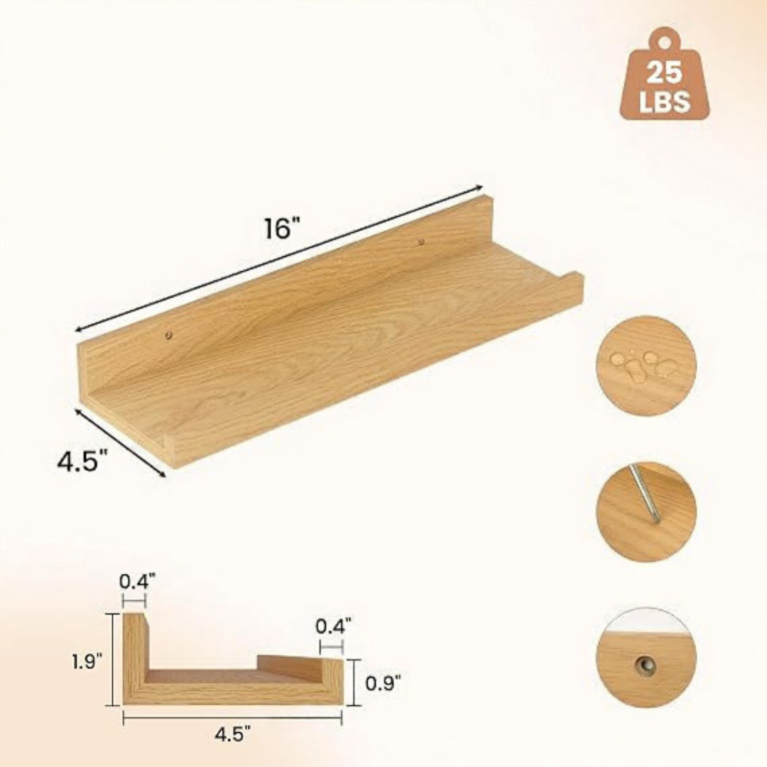 Floating Picture Ledge Shelves