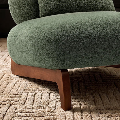 GoFurnitureHub Modern Sherpa Bouclé Living Room Sofa Set – 2 Piece