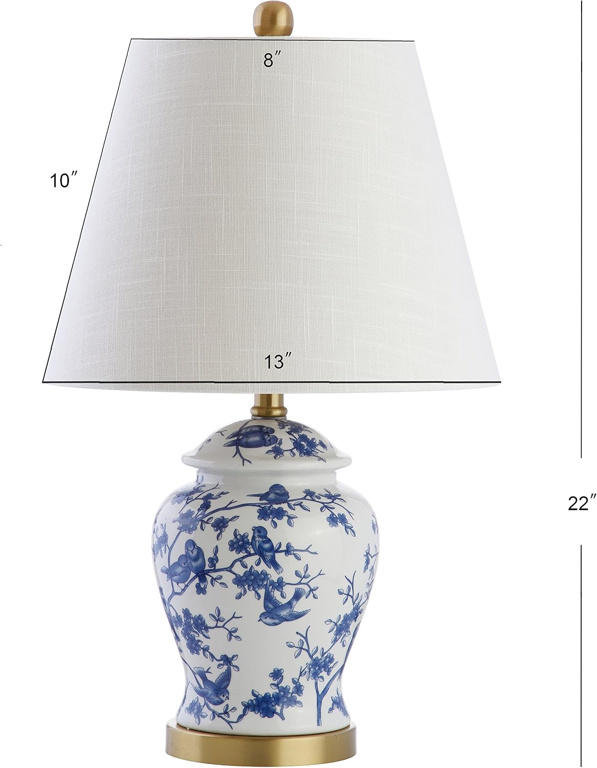 GoFurnitureHub French Country Ceramic Table Lamp – 22"