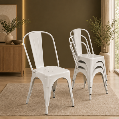 GoFurnitureHub | Tolix Metal Dining Chairs – Stackable, Farmhouse Style & More