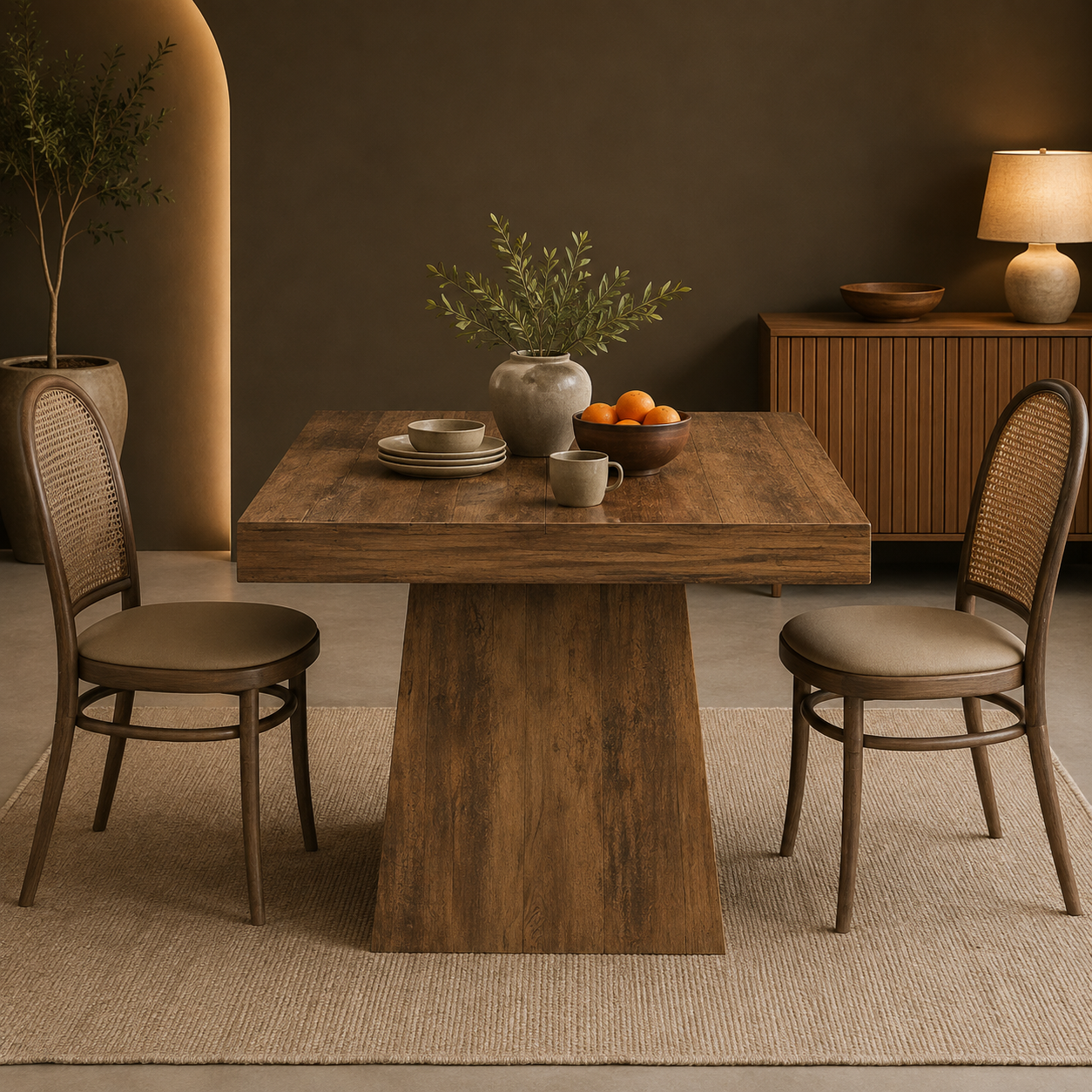 GoFurnitureHub | Farmhouse Dining Tables – Square Walnut Design & More