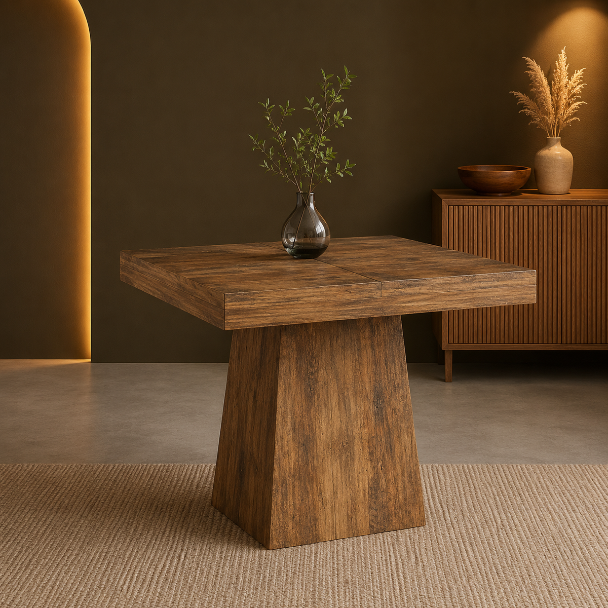 Rustic Wood Dining Table