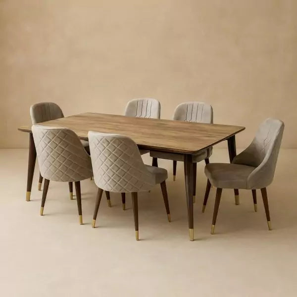 Centurian Upholstered Dining Chair – Quilted Back Accent Chair