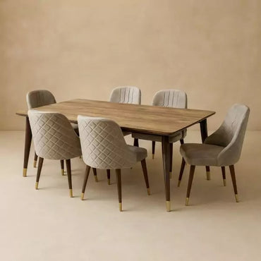 Centurian Upholstered Dining Chair – Quilted Back Accent Chair