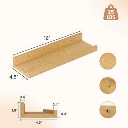 Floating Picture Ledge Shelves