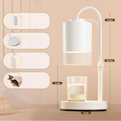 Height Adjustable Candle Warmer Lamp