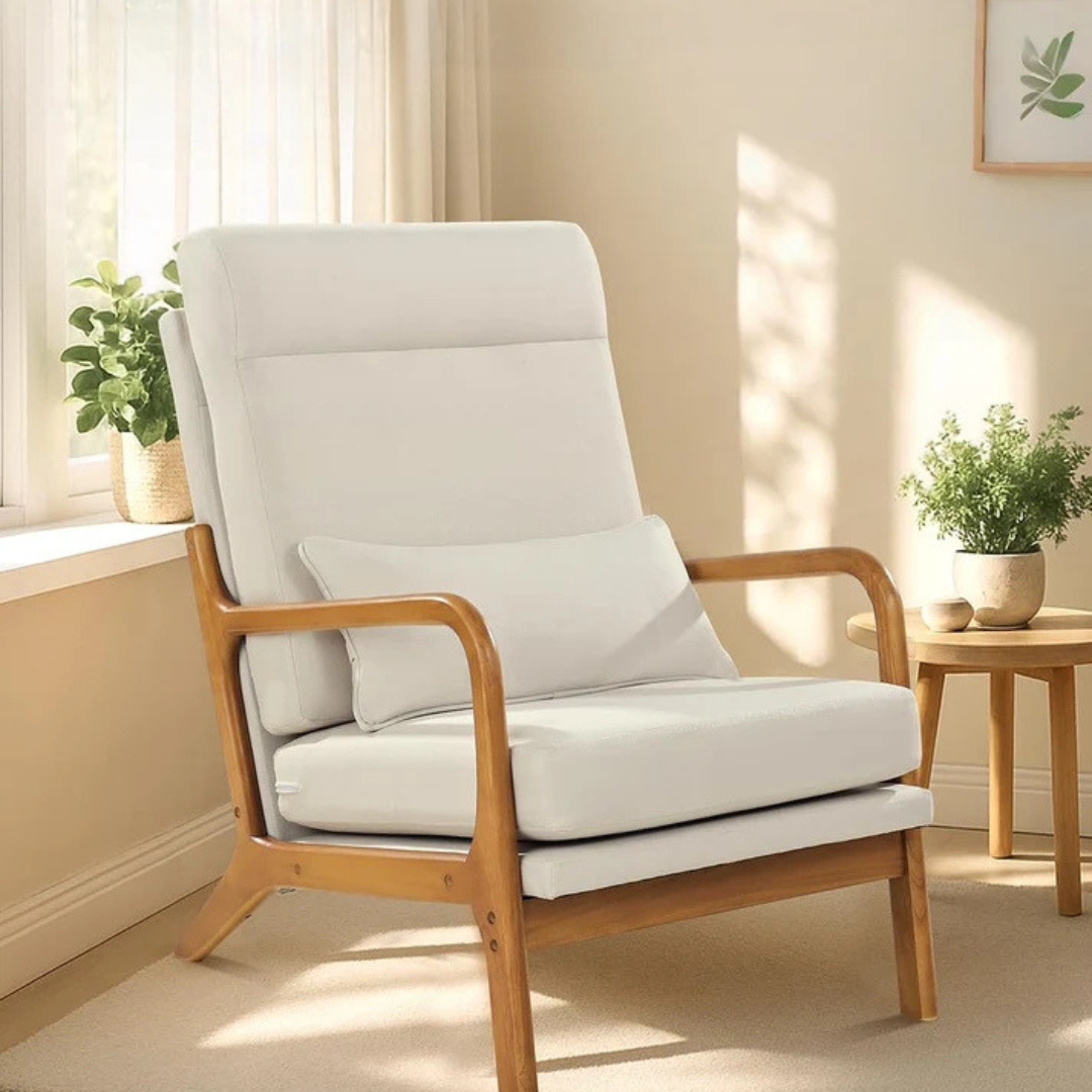 Linen Accent Chair
