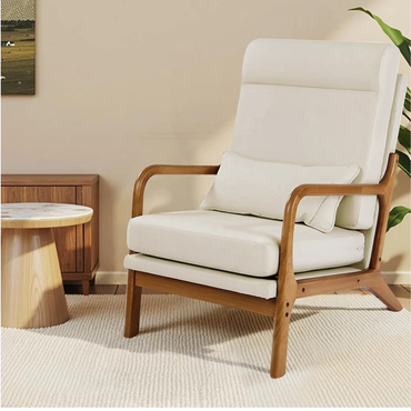Linen Accent Chair