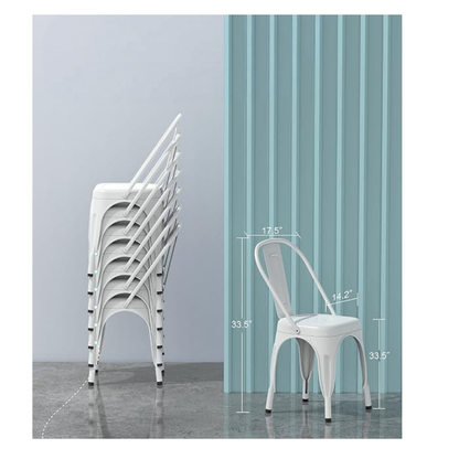 GoFurnitureHub | Tolix Metal Dining Chairs – Stackable, Farmhouse Style & More