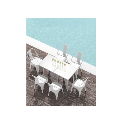 GoFurnitureHub | Tolix Metal Dining Chairs – Stackable, Farmhouse Style & More