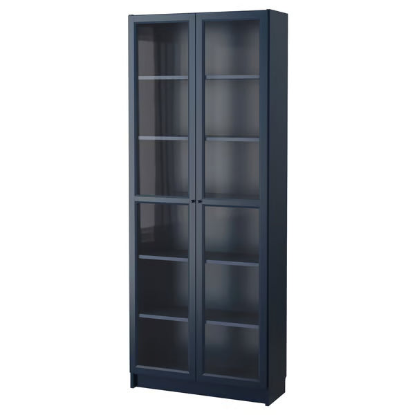 Everett Glass Storage Cabinet for Living Room & Office