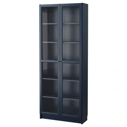 Everett Glass Storage Cabinet for Living Room & Office