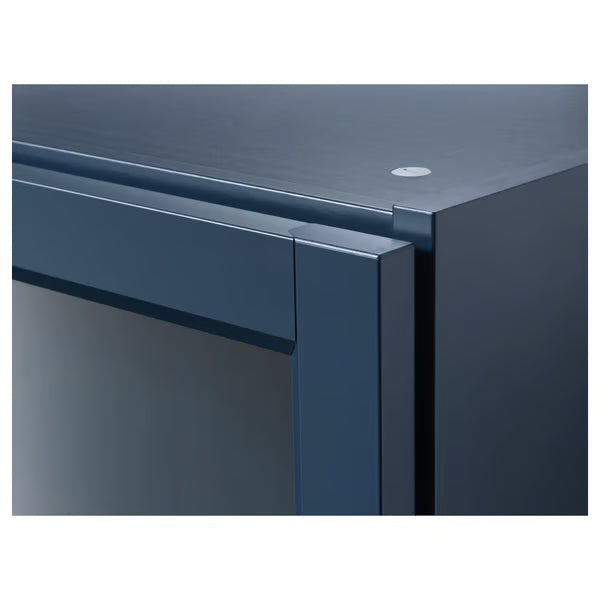 Everett Glass Storage Cabinet for Living Room & Office