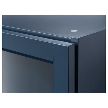 Everett Glass Storage Cabinet for Living Room & Office
