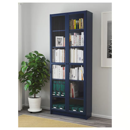 Everett Glass Storage Cabinet for Living Room & Office