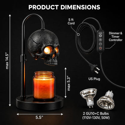 Vanta Skull Lamp