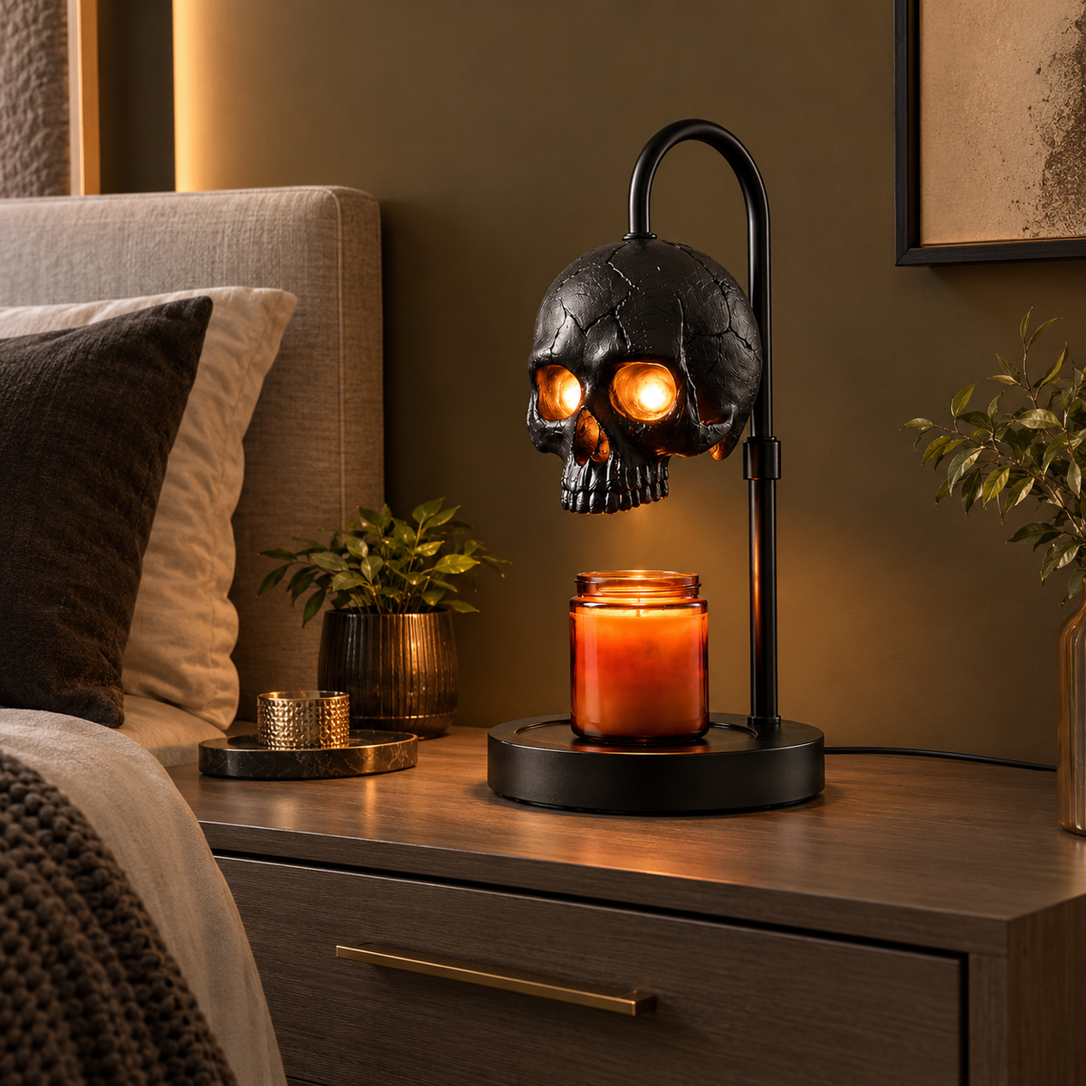 Vanta Skull Lamp