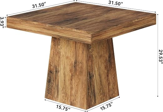 GoFurnitureHub | Farmhouse Dining Tables – Square Walnut Design & More