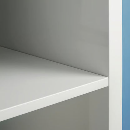 White 16-Cube Storage Shelf Bookcase