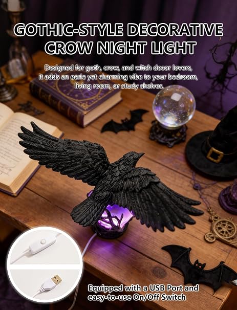 Raven Night Light