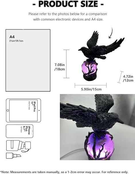Raven Night Light