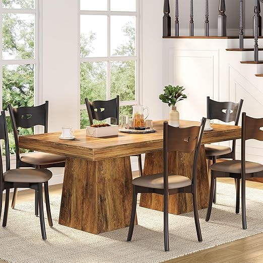 GoFurnitureHub | Farmhouse Dining Tables – Square Walnut Design & More