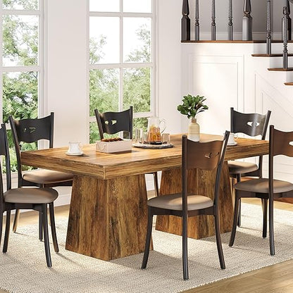 GoFurnitureHub | Farmhouse Dining Tables – Square Walnut Design & More