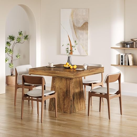 GoFurnitureHub | Farmhouse Dining Tables – Square Walnut Design & More